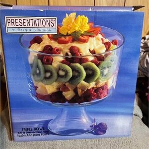 Crystal Collection Trifle Bowl - Clear